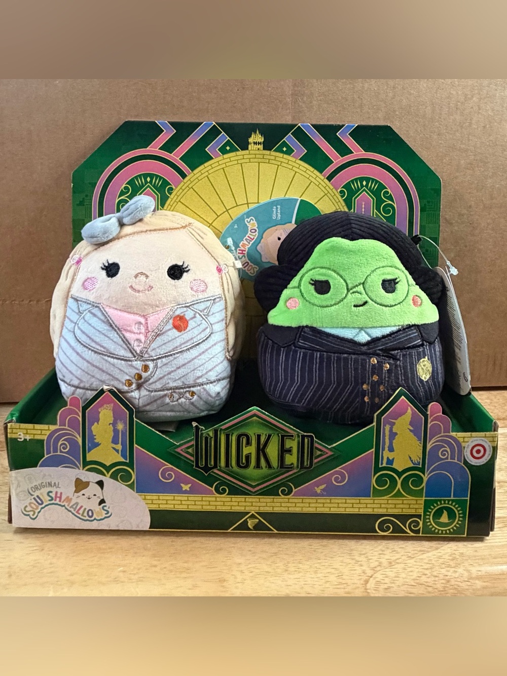 Squishmallows x Wicked Glinda & Elphaba 5-Inch Plush Set